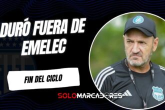 Guillermo Duró se despide de Emelec: Acuerdo mutuo y fin de ciclo en el Bombillo