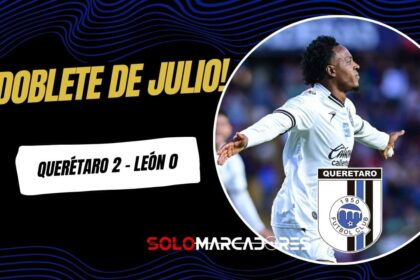 Jhojan Julio brilla en México: Doblete del ecuatoriano en la victoria de Querétaro ante León
