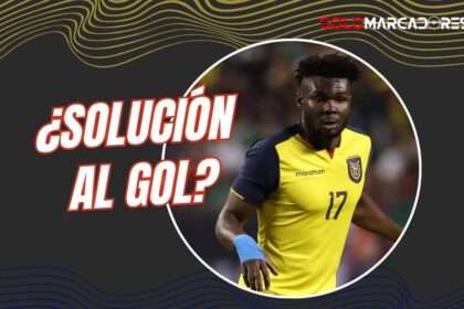 Jordy Caicedo con la camiseta de la Tri