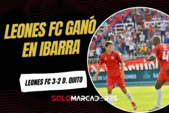 Juan Luis Anangonó brilla con doblete en la victoria de Leones FC ante Deportivo Quito