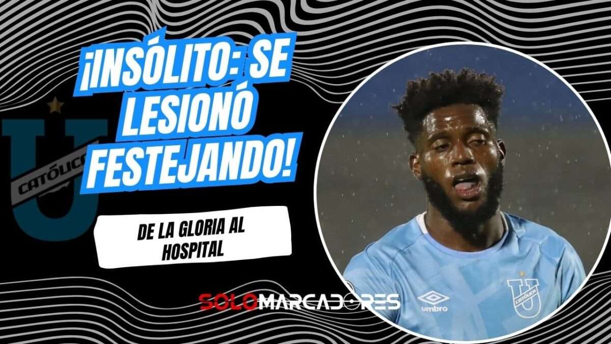 La insólita lesión de José Fajardo con Universidad Católica en Copa Libertadores