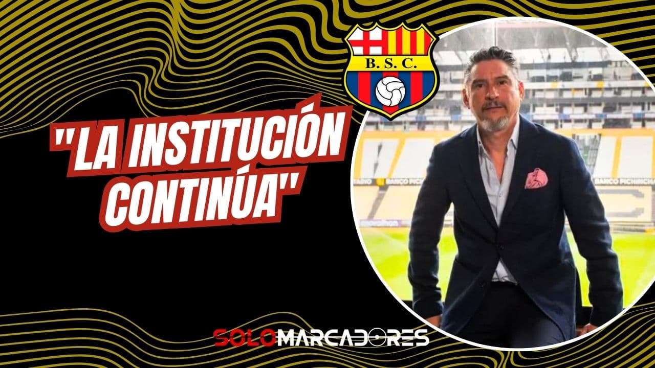 Miguel Montalvo y la estabilidad de Barcelona SC tras la subrogación presidencial