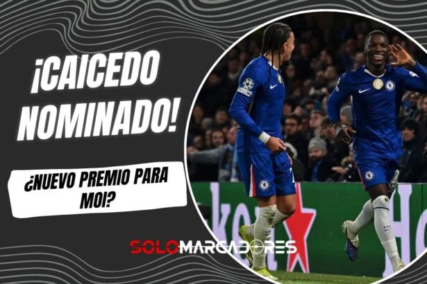 Moisés Caicedo nominado al Mejor Jugador del Año en los London Football Awards 2026