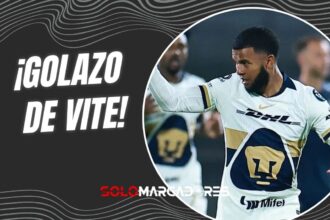 Pedro Vite anotó con Pumas en la Concachampions