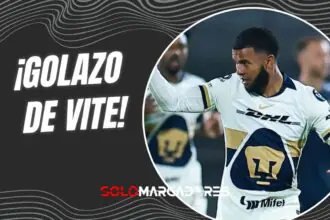 Pedro Vite anotó con Pumas en la Concachampions
