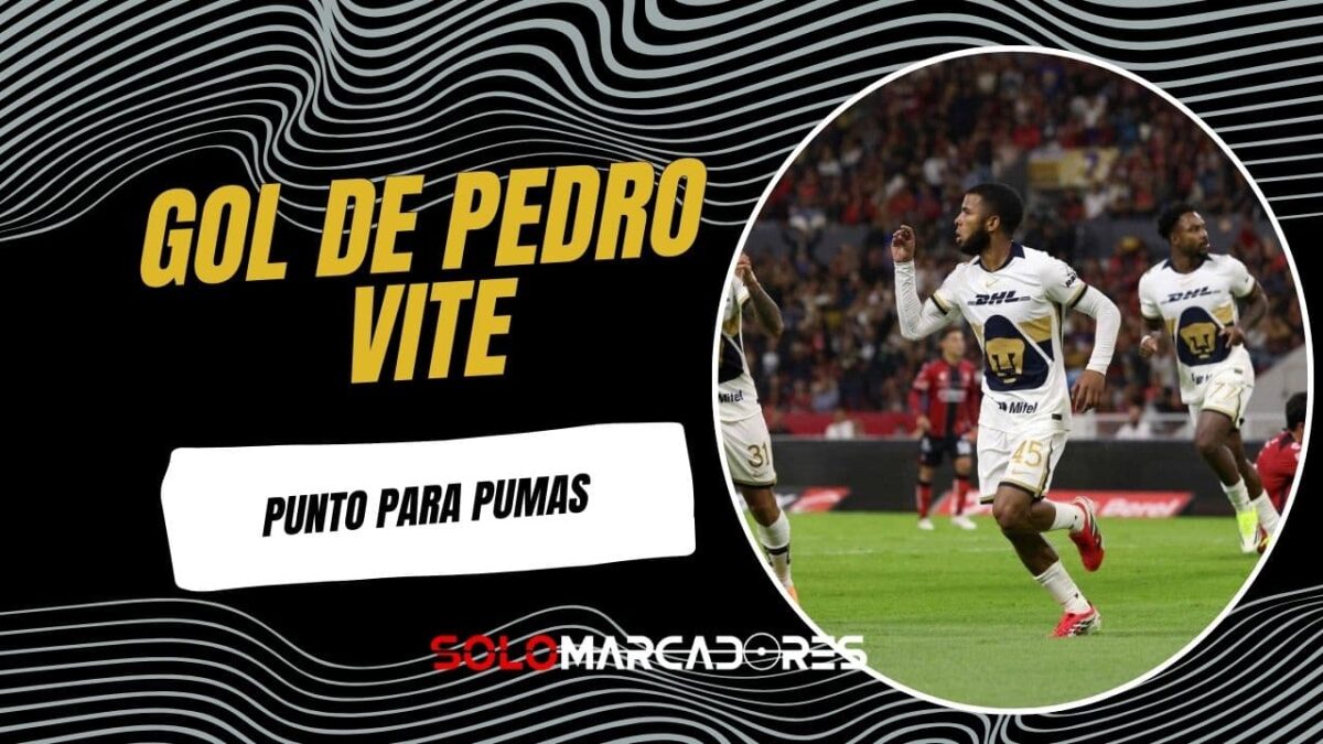Pedro Vite reaparece con gol: Un respiro para el ecuatoriano en el empate de Pumas