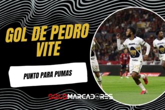 Pedro Vite reaparece con gol: Un respiro para el ecuatoriano en el empate de Pumas