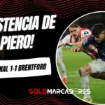 Piero Hincapié brilla con su primera asistencia en el empate del Arsenal ante Brentford