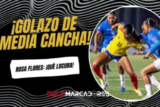 ¡Bombazo de Rosa Flores! LaTri Femenina vence a Colombia en el Sudamericano Femenino Sub 20