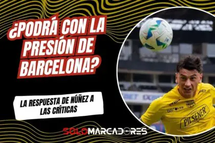 Sergio Núñez y su reflexión tras un inicio complicado en Barcelona SC