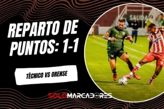 Técnico Universitario igualó 1-1 ante Orense en el inicio de la fecha 2. Alan Lorenzo marcó para la visita y Mauricio Cagua empató al final.