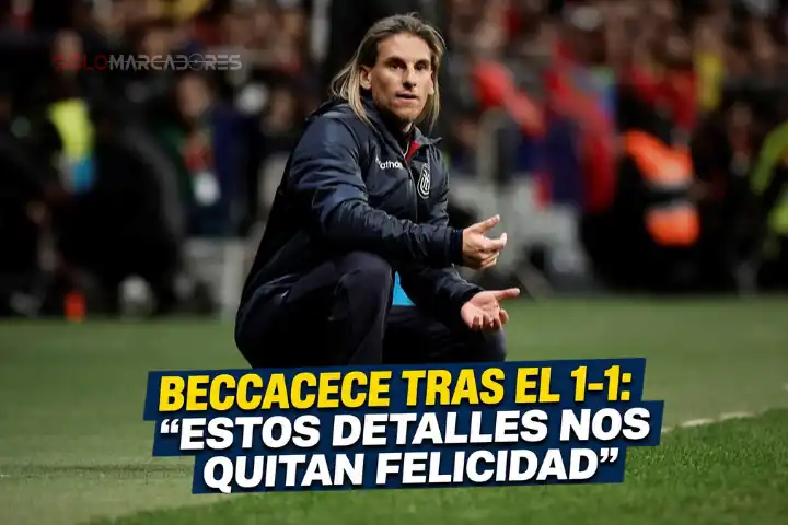 Beccacece y el sabor agridulce: "Este equipo progresa, pero los detalles nos quitan felicidad" 1 Sebastián Beccacece analizó el empate 1-1 de Ecuador ante Marruecos. Destacó el progreso del equipo pero lamentó el error defensivo final.