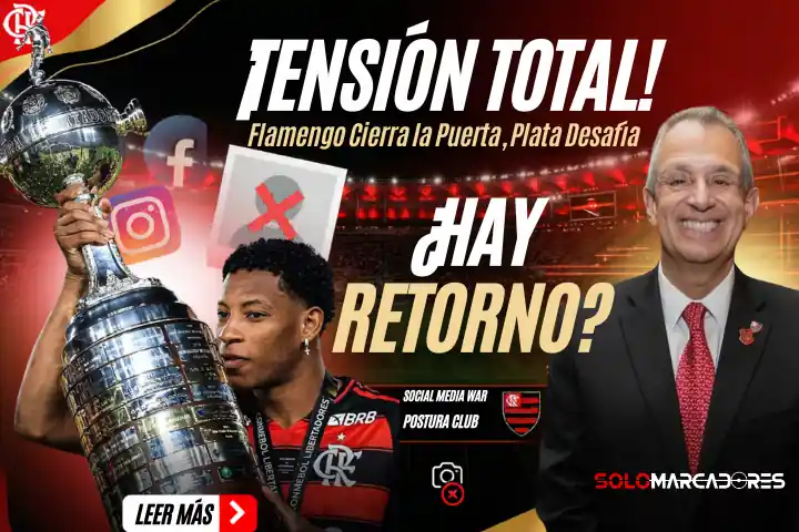 Flamengo descarta vender a Gonzalo Plata pese a que el ecuatoriano borró sus fotos en redes. Conoce los detalles de la crisis entre el jugador y el club.