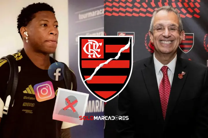 Flamengo descarta vender a Gonzalo Plata pese a que el ecuatoriano borró sus fotos en redes. Conoce los detalles de la crisis entre el jugador y el club.