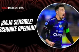 Independiente del Valle confirma que Richard Schunke fue operado de la rodilla y será baja por 3 meses. Detalles del parte médico y rehabilitación.