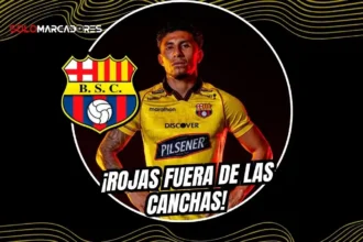 Barcelona SC confirma lesión de Joao Rojas en la rodilla izquierda. Estará de baja entre 2 y 3 semanas tras el partido contra Botafogo.