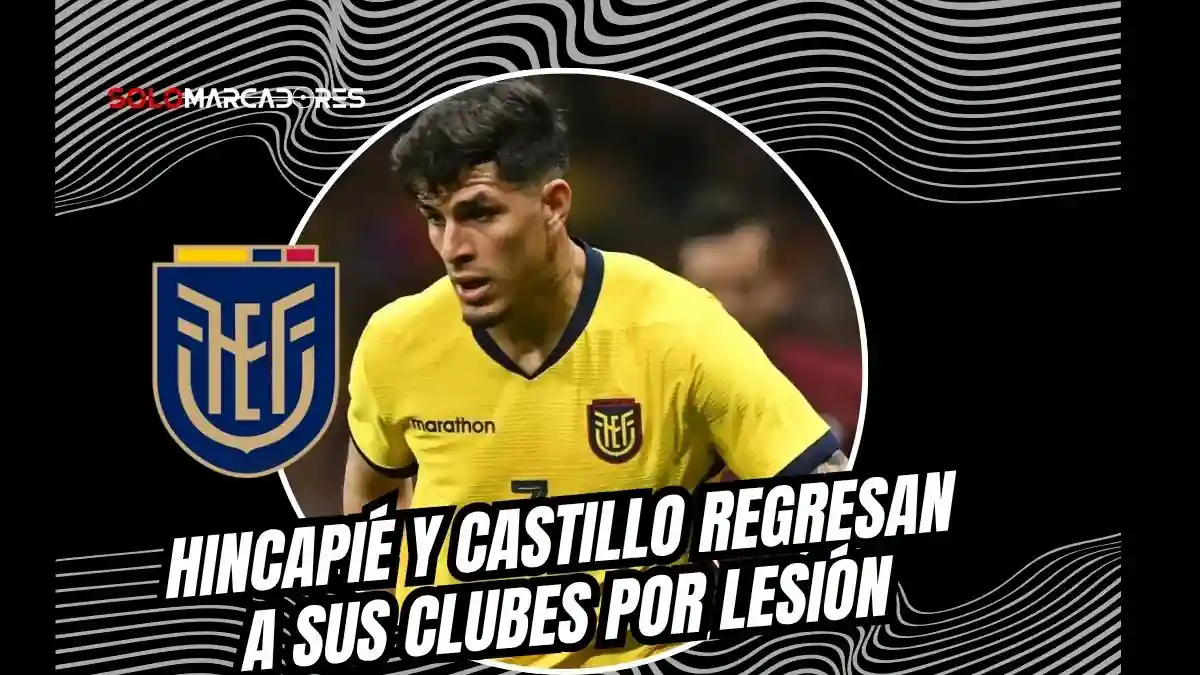 Piero Hincapié y Denil Castillo son bajas confirmadas en la Selección de Ecuador. Conoce el reporte médico de La Tri previo al duelo ante Países Bajos.