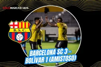 Barcelona SC remontó y ganó 3-1 a Bolívar en un amistoso en Quito. Goles de Quiñónez, Villalba y Parrales para llegar a punto al duelo contra Liga de Quito.