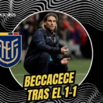 Sebastián Beccacece analizó el empate 1-1 de Ecuador ante Marruecos. Destacó el progreso del equipo pero lamentó el error defensivo final.
