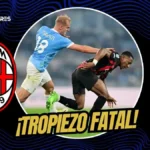 Una caída de Pervis Estupiñán sentencia la derrota del Milan ante Lazio