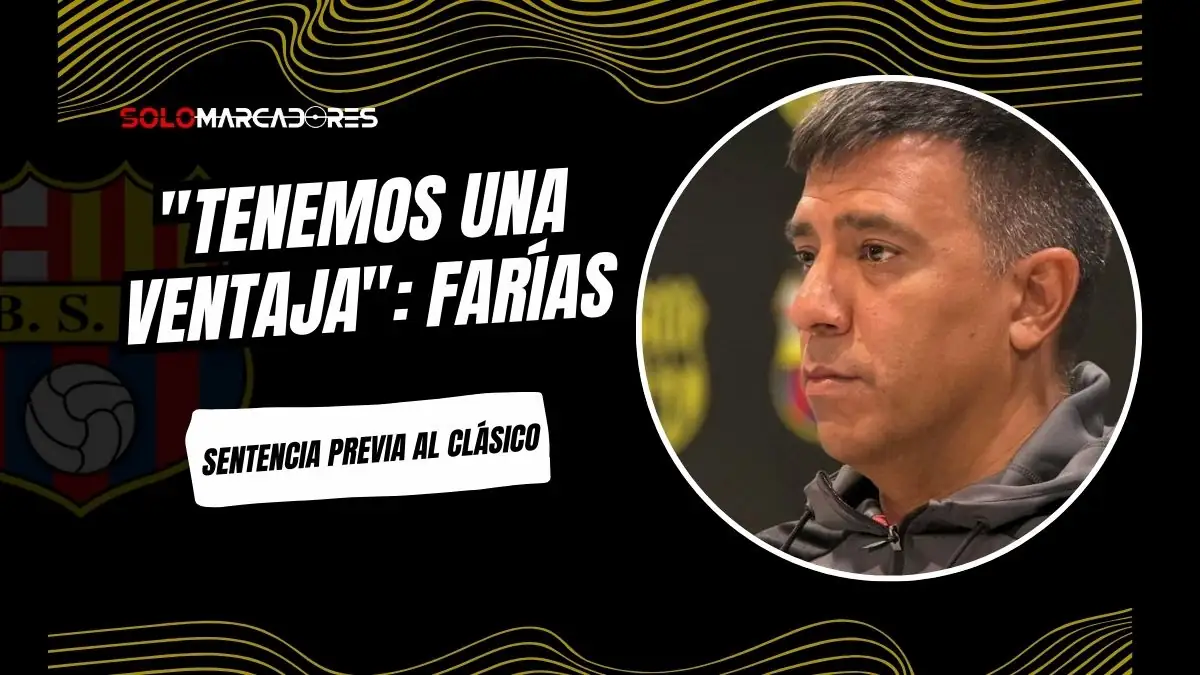 César Farías explica por qué Barcelona SC no postergó partidos y cómo el ritmo de competencia será clave para vencer a Emelec en el Clásico.