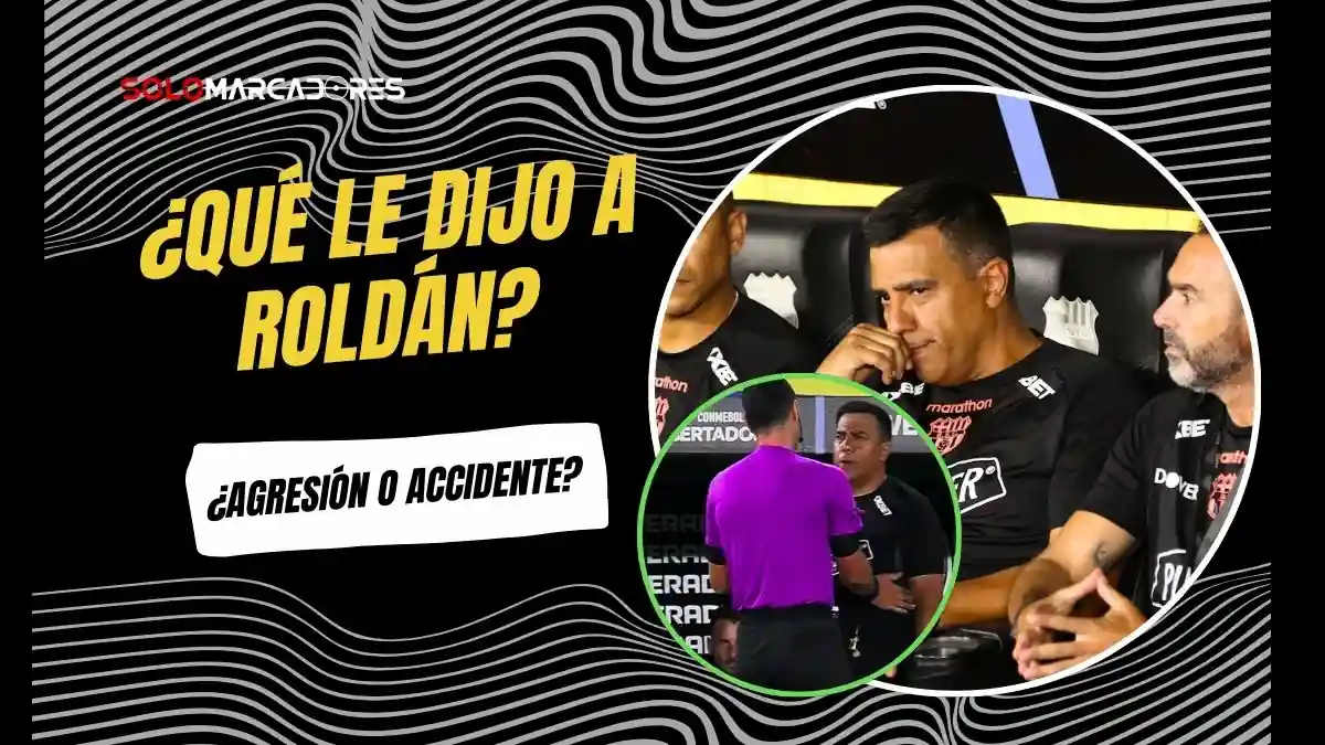 César Farías explica qué le dijo a Wilmar Roldán tras su roja en el Barcelona SC vs. Botafogo. El DT niega agresión y apunta a una acción de protección.