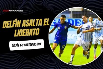 Delfín Sporting Club venció 1-0 a Guayaquil City con gol de Franco Ayunta.