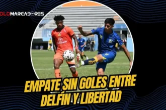 Delfín SC y Libertad FC igualaron 0-0 en Manta. Los lojanos suman un punto clave para subir al tercer puesto, mientras el Cetáceo se queda en la séptima posición.