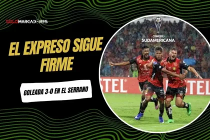 Deportivo Cuenca clasificó a fase de grupos de la Conmebol Sudamericana tras vencer 3-0 a Libertad con goles de Díaz, Mosquera y Leguizamón.