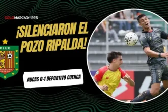 Deportivo Cuenca derrotó 0-1 a Aucas en el Gonzalo Pozo con gol de Marcos Andrés López.