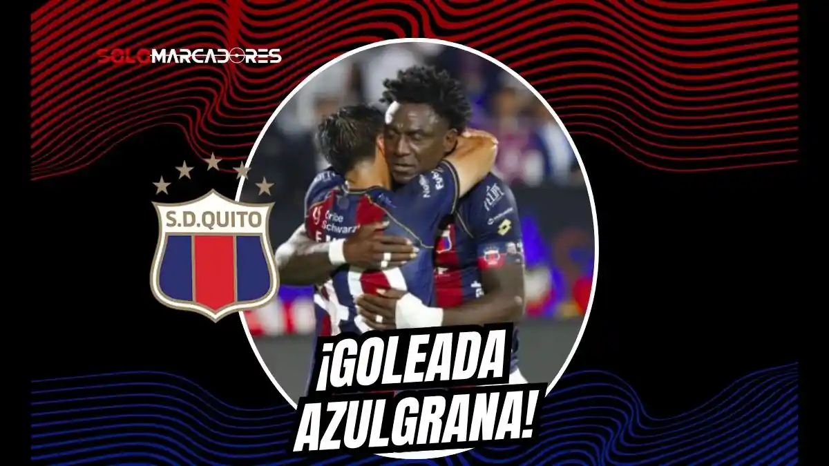 Deportivo Quito ilusiona a su gente tras golear 5-1 a Bolívar en la Noche Azulgrana. Doblete de Pantoja y gol de la Tuka Ordóñez en el Atahualpa.