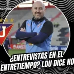 Eduardo Álvarez, directivo de Liga de Quito, rechaza las entrevistas al medio tiempo en LigaPro por falta de consenso y afectación a la concentración.