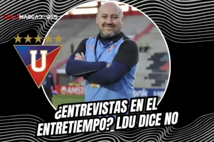 Eduardo Álvarez, directivo de Liga de Quito, rechaza las entrevistas al medio tiempo en LigaPro por falta de consenso y afectación a la concentración.