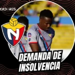 El C.D. El Nacional enfrenta una demanda por presunción de insolvencia en Quito.