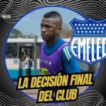El Club Sport Emelec anunció que Miller Bolaños se une a la pretemporada en Salinas tras regularizar su situación legal por infringir el toque de queda.