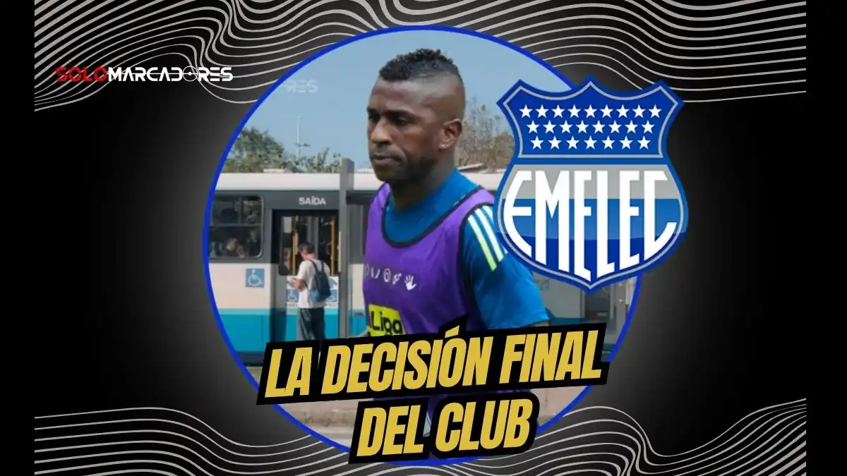 El Club Sport Emelec anunció que Miller Bolaños se une a la pretemporada en Salinas tras regularizar su situación legal por infringir el toque de queda.