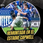 Con un golazo de Miller Bolaños, Emelec remontó 2-1 a Orense en el Capwell por la fecha 4 de la LigaPro 2026.