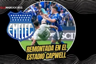 Con un golazo de Miller Bolaños, Emelec remontó 2-1 a Orense en el Capwell por la fecha 4 de la LigaPro 2026.