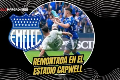 Con un golazo de Miller Bolaños, Emelec remontó 2-1 a Orense en el Capwell por la fecha 4 de la LigaPro 2026.