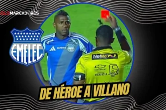 Miller Bolaños recibió roja directa por agresión en el duelo Emelec vs. Mushuc Runa. El "Killer" se perderá los próximos partidos de la LigaPro.