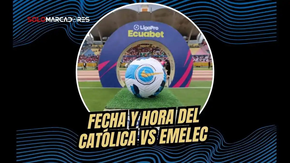 La LigaPro definió fecha para el partido entre Universidad Católica y Emelec que jugará el miércoles 8 de abril a las 19:00.
