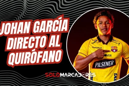 Johan García sufre fractura de peroné en el partido ante Deportivo Cuenca. Barcelona SC confirma que el jugador será operado este lunes en Guayaquil.