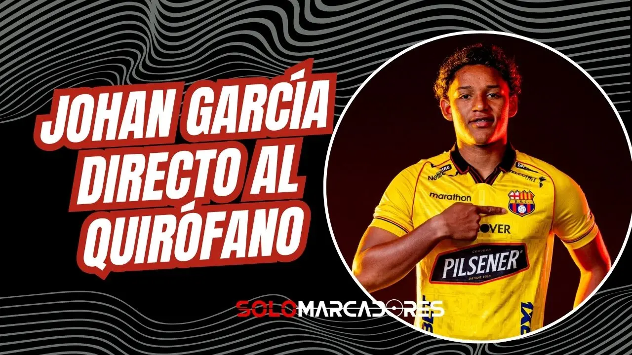 Johan García sufre fractura de peroné en el partido ante Deportivo Cuenca. Barcelona SC confirma que el jugador será operado este lunes en Guayaquil.