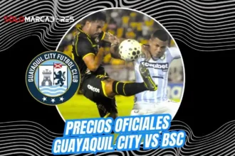 Precios y puntos de venta físicos y online para el partido Guayaquil City vs. Barcelona SC en el Estadio Christian Benítez.
