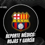 Barcelona SC actualiza el estado de Joao Rojas y Johan García durante su mini pretemporada en Quito. Revisa los tiempos de recuperación aquí.
