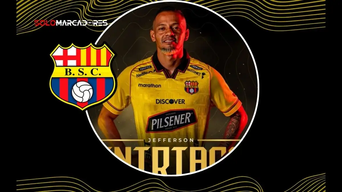 Barcelona SC oficializa a Jefferson Intriago como refuerzo para 2026. El volante llega libre para jugar LigaPro y Copa Libertadores.