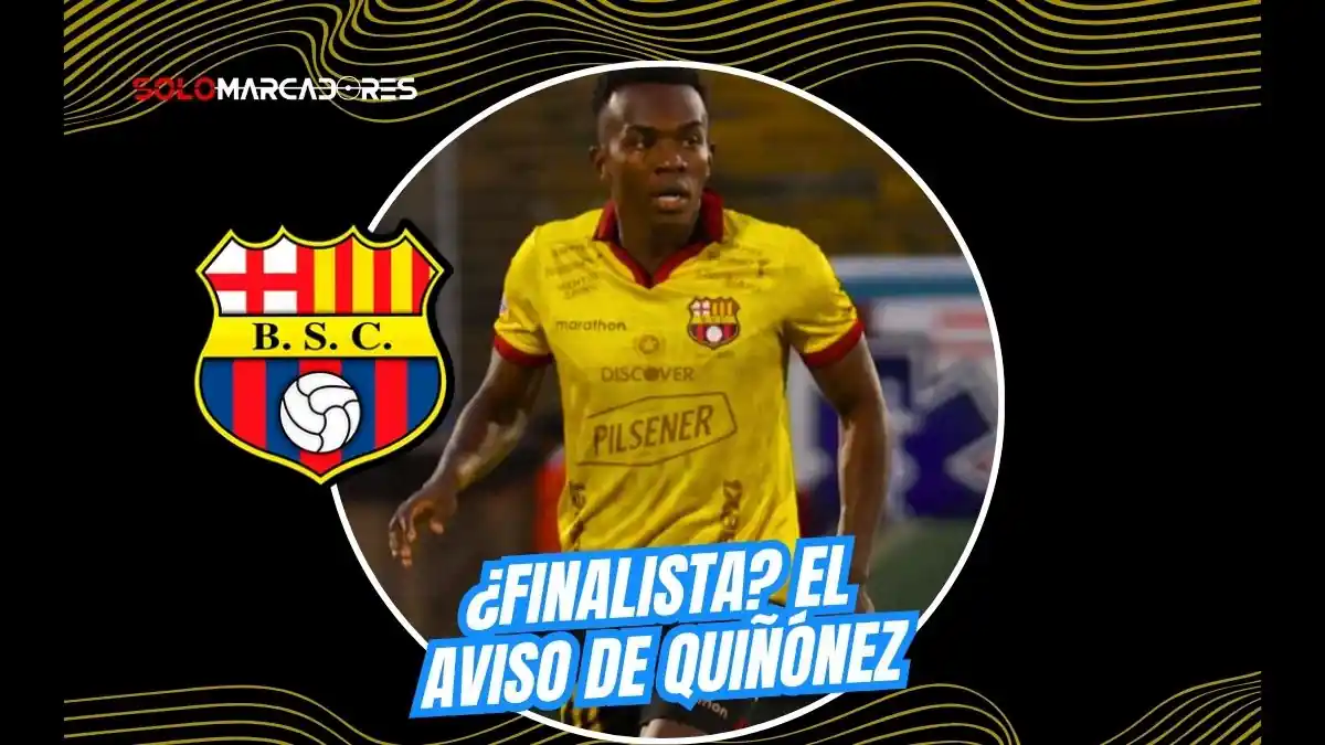 Jhonny Quiñónez analiza el presente de Barcelona SC en la Copa Libertadores 2026 y se ilusiona con llegar a la final tras eliminar a Botafogo.