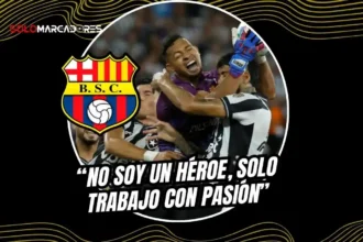 José Contreras aterriza en Guayaquil tras eliminar a Botafogo. El arquero de Barcelona SC analiza la clasificación y ya piensa en Guayaquil City.