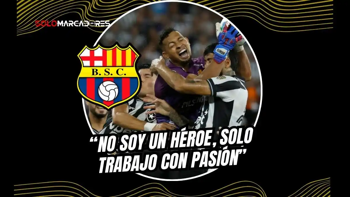 José Contreras aterriza en Guayaquil tras eliminar a Botafogo. El arquero de Barcelona SC analiza la clasificación y ya piensa en Guayaquil City.