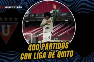 Liga de Quito homenajeó a José 'Choclo' Quintero por sus 400 partidos.